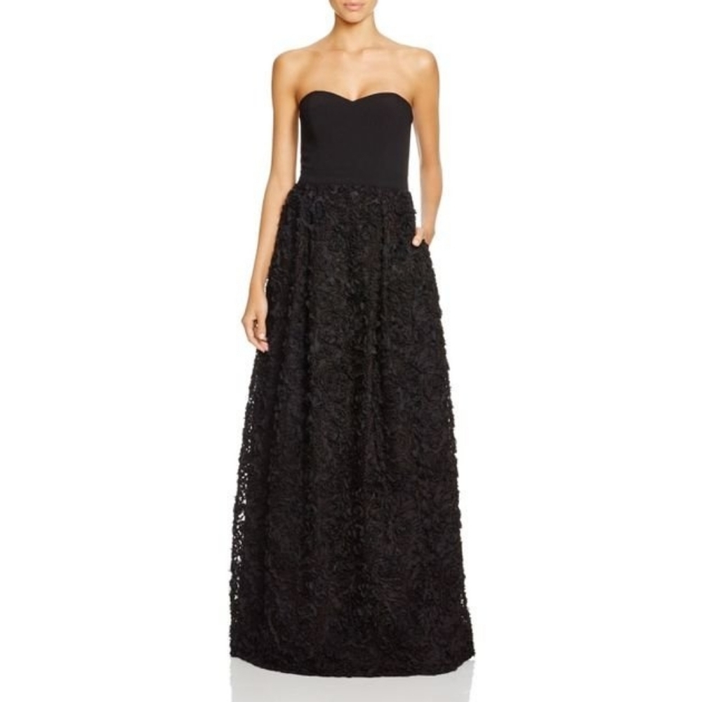 Aidan Mattox Black Dress/Gown - Picture 1 of 4